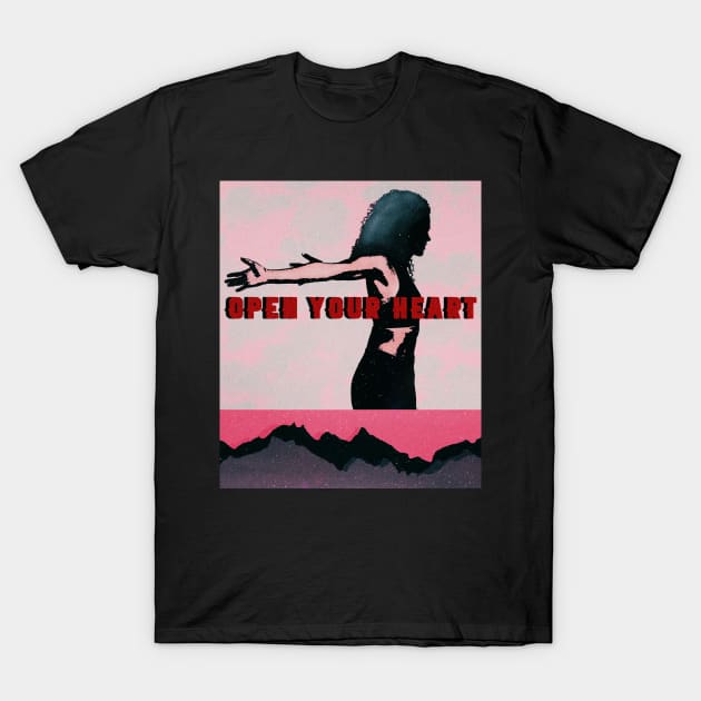 open your heart T-Shirt by treasurefield